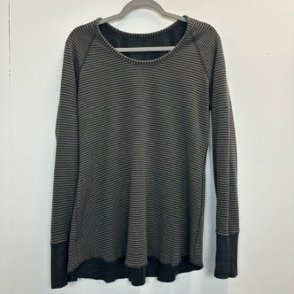 Lululemon Open Your Heart Long Sleeve Reversible Striped Top Large - Picture 5 of 10
